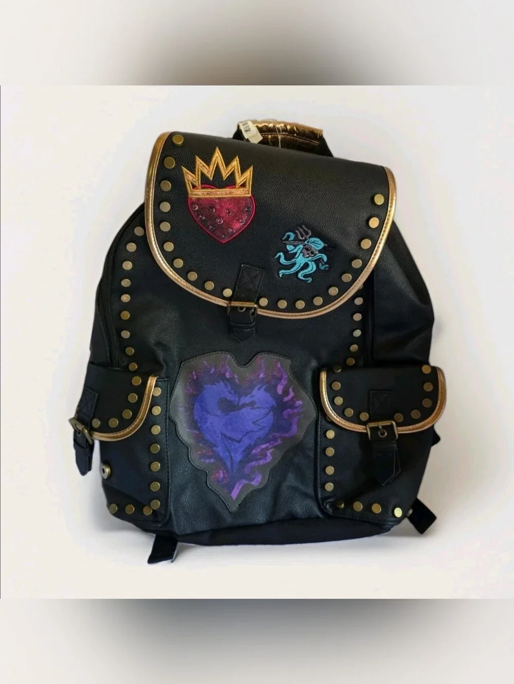 Disney Store Descendants 3 Maleficent Black Backpack Sleeping Beauty Bag Rare